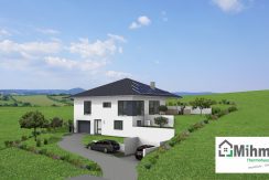 Linearo224WD_Bauantrag_Ansichten_3D-Einfahrt_Logo