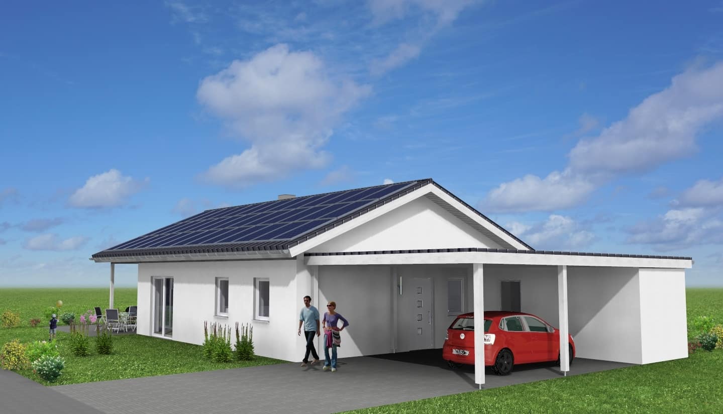 Bungalow mit Carport in 36137 Großenlüder