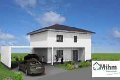 Classico148WD_Bauantrag_Ansichten_3D-Eingang_Logo