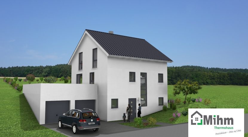 Primero123SD+BKG100+Ba43_Bauantrag_Ansichten_3D-Eingang_Logo