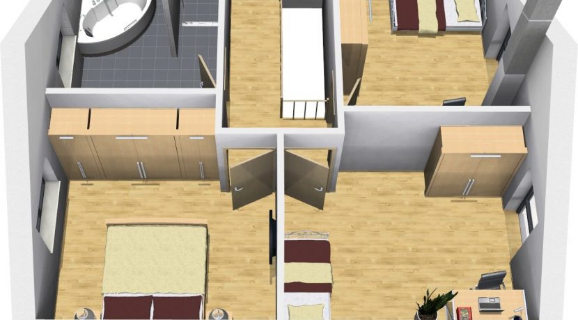 Classico138SD_Bauantrag_Ansichten_DG-Terrasse