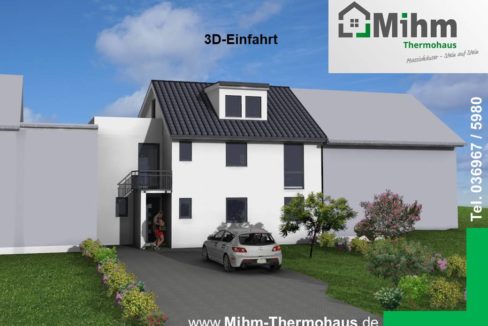 Praschak,Gießen_3D-Einfahrt+Logo