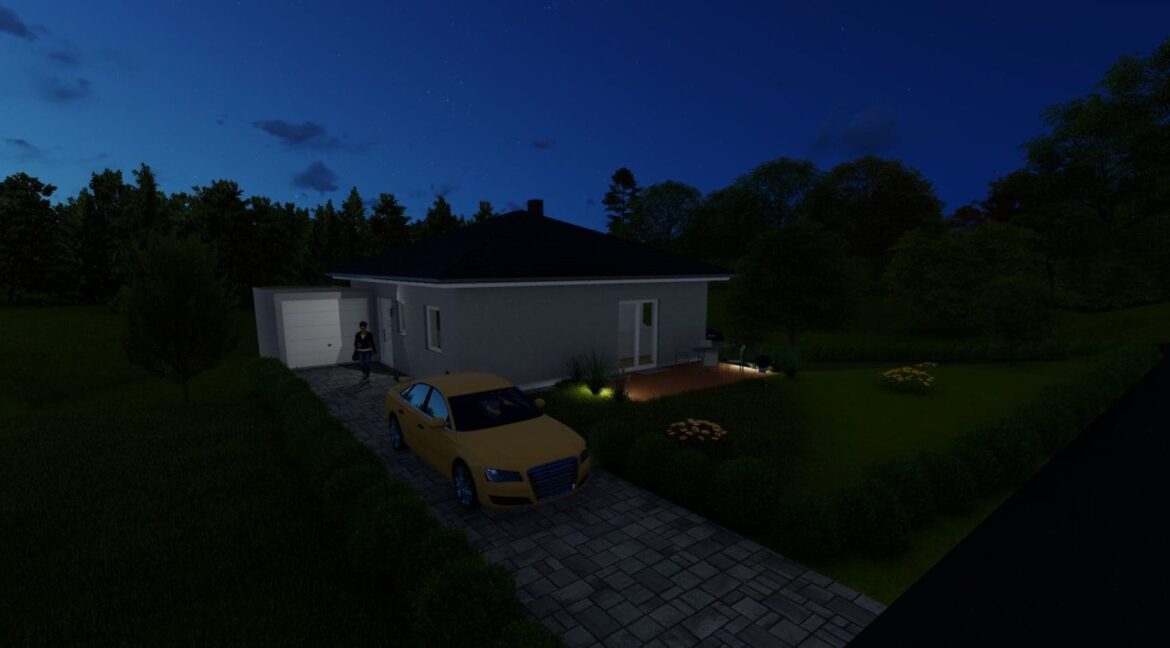 Bungalow75WDBKG75_Einfahrt-OG-Nacht