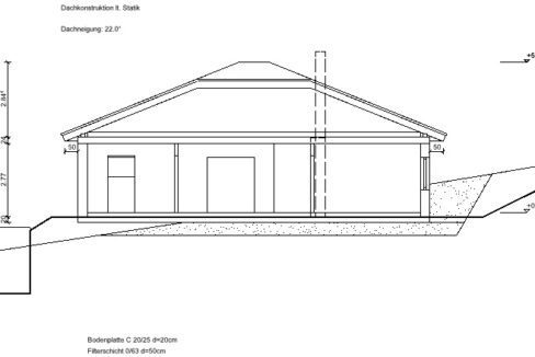 Bungalow118WD+T24_Bauantrag_Referenzen_Schnitt A